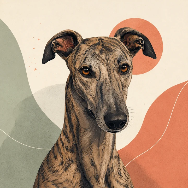 AI-generated pet portrait in Cartoon style